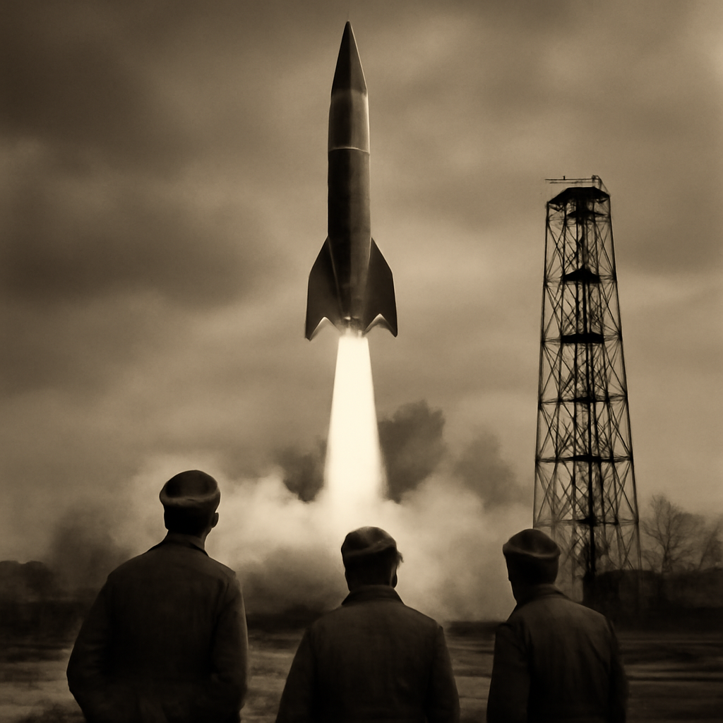 Abandoned prototype aircraft from the 1940s era showcasing advanced aerodynamic design that never reached mass production.