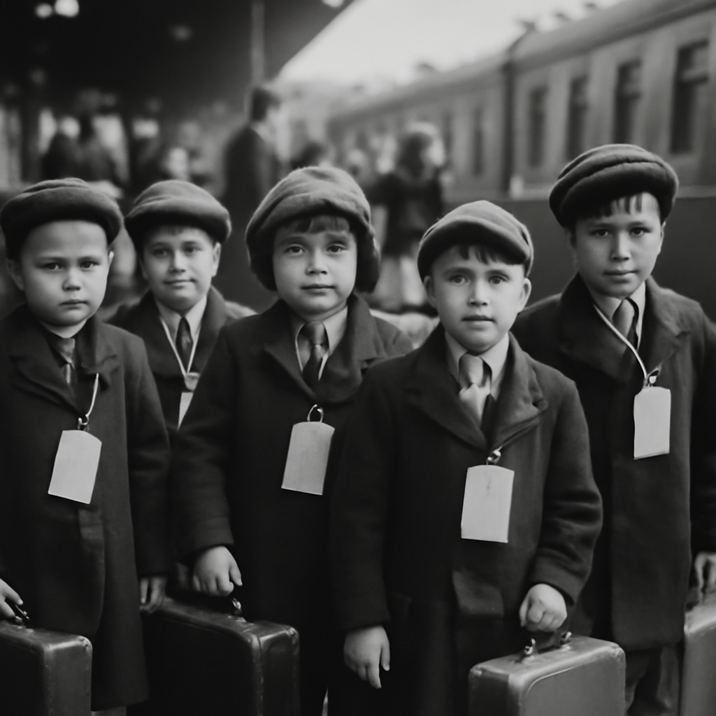 The Evacuees: Children Who Left Home to Escape Bombs