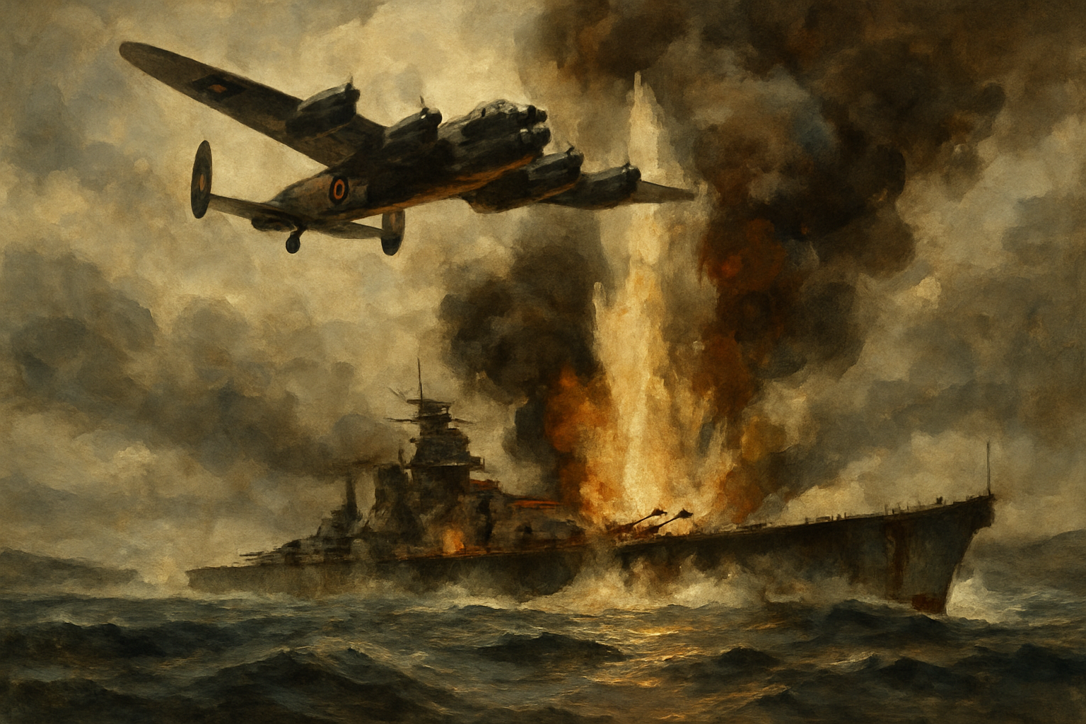 How the RAF Finally Sank the Tirpitz in 1944
