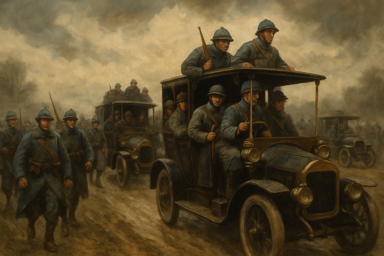The Taxis of the Marne: Paris Cabs That Saved France