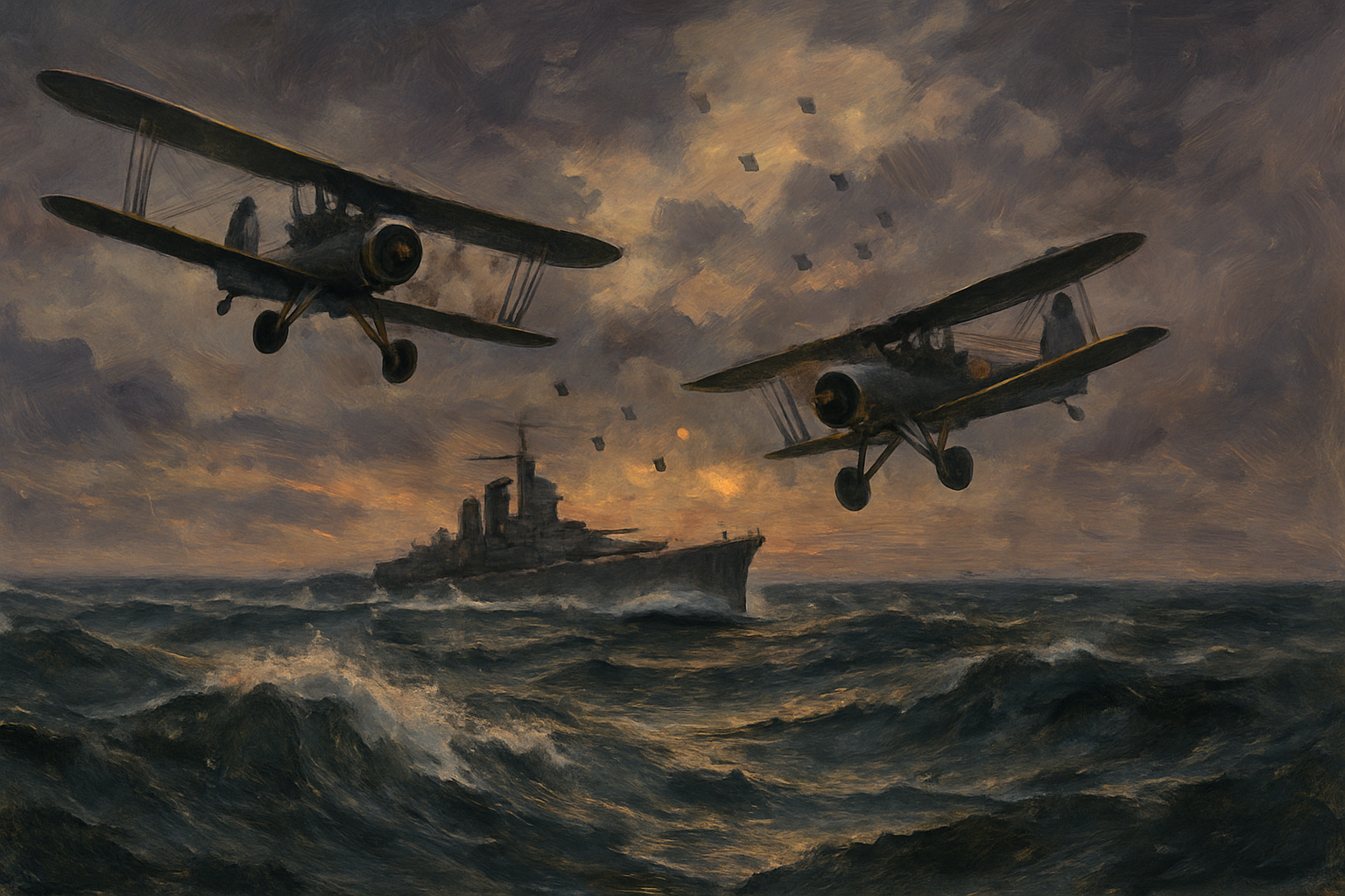 How a Swordfish Torpedo Doomed the Bismarck in 1941