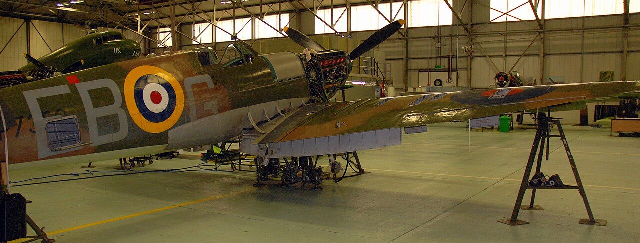 RAF Spitfire fighter aircraft used in World War II operations and escape missions during 1940s.