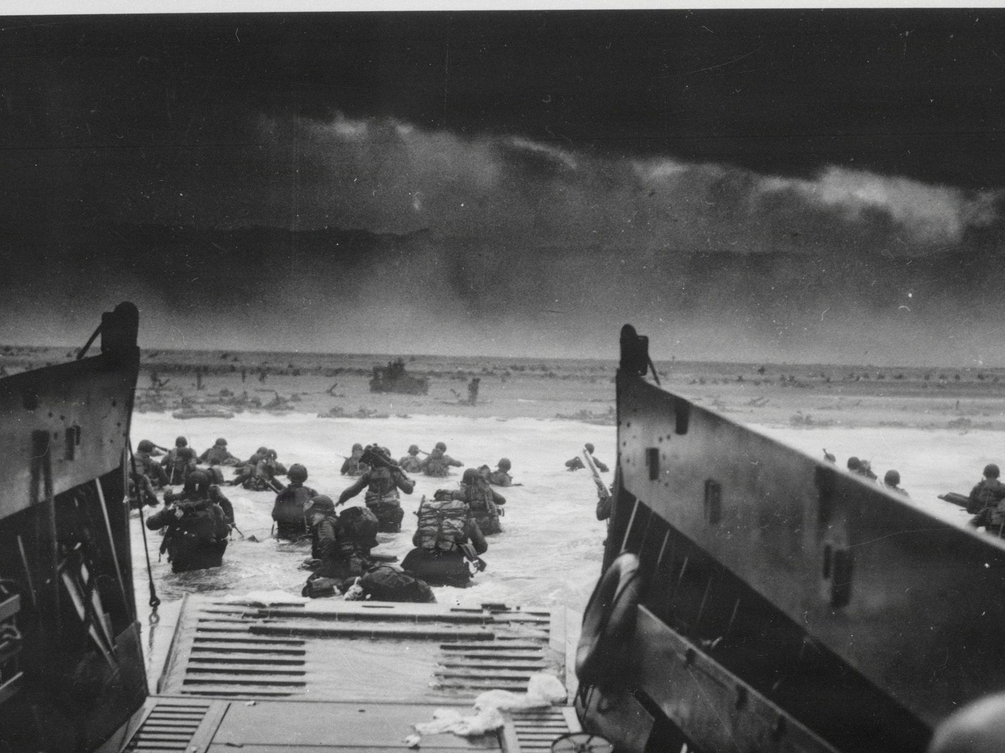 Photograph of the Normandy Invasion