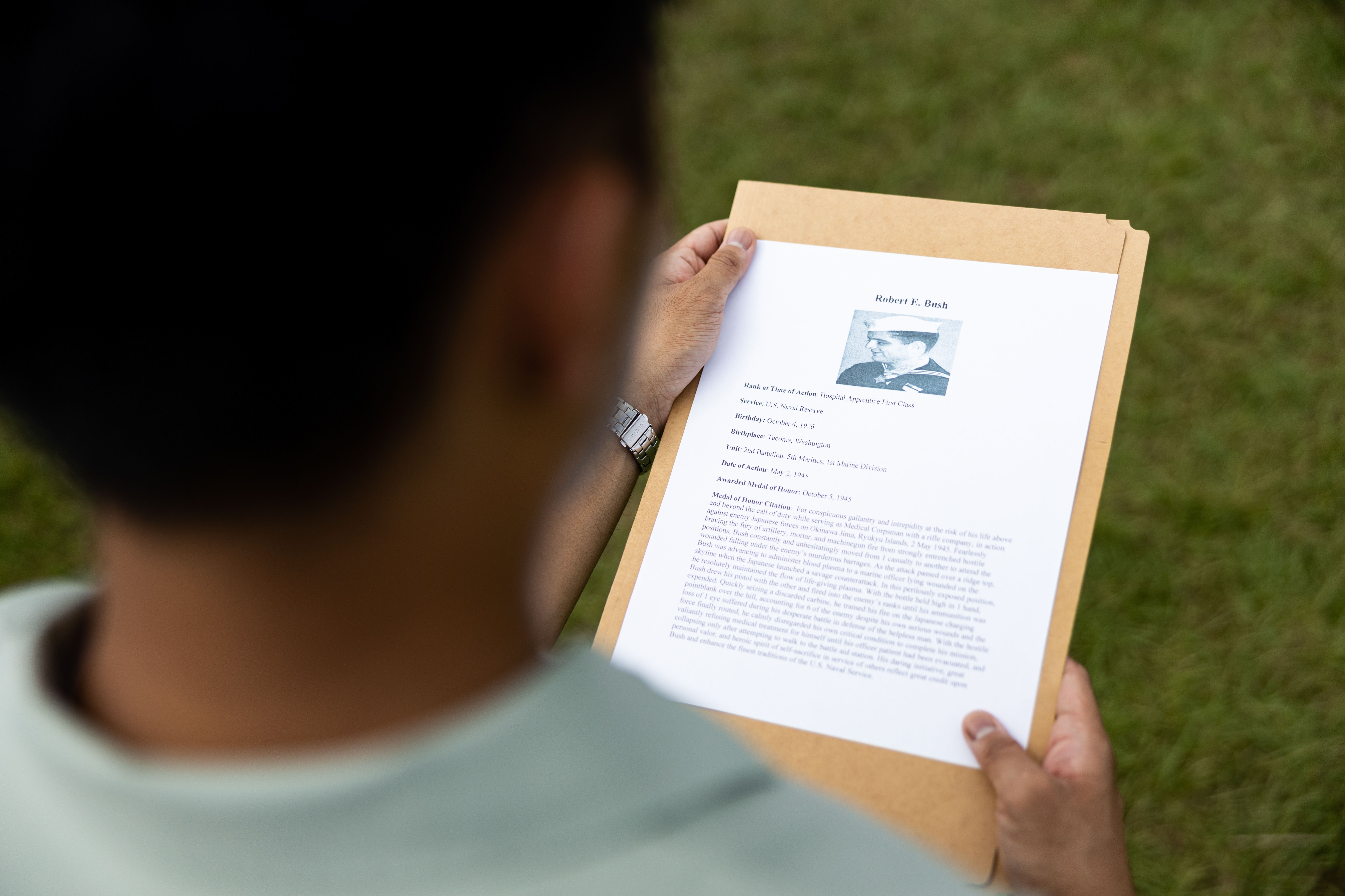 12th MLR Marines Attend a Battle Site Tour in Okinawa (8677608).jpg