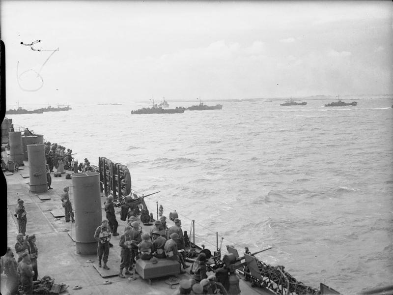 D-day - Allied Forces during the Invasion of Normandy 6 June 1944 A23894.jpg