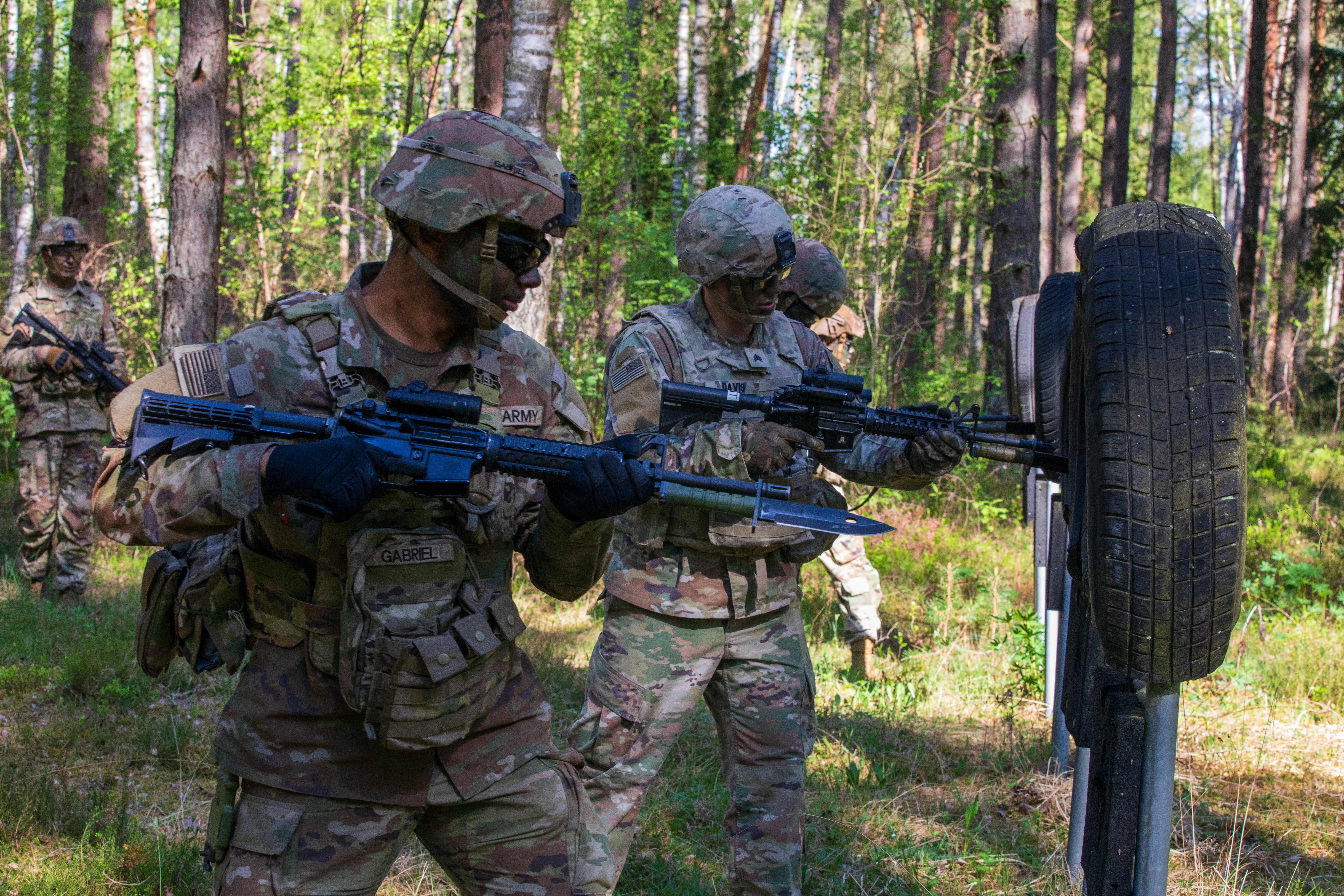 1-6 FAR Soldiers attack the Bayonet Assault Course on Grafenwoehr Training Area (9006850).jpg