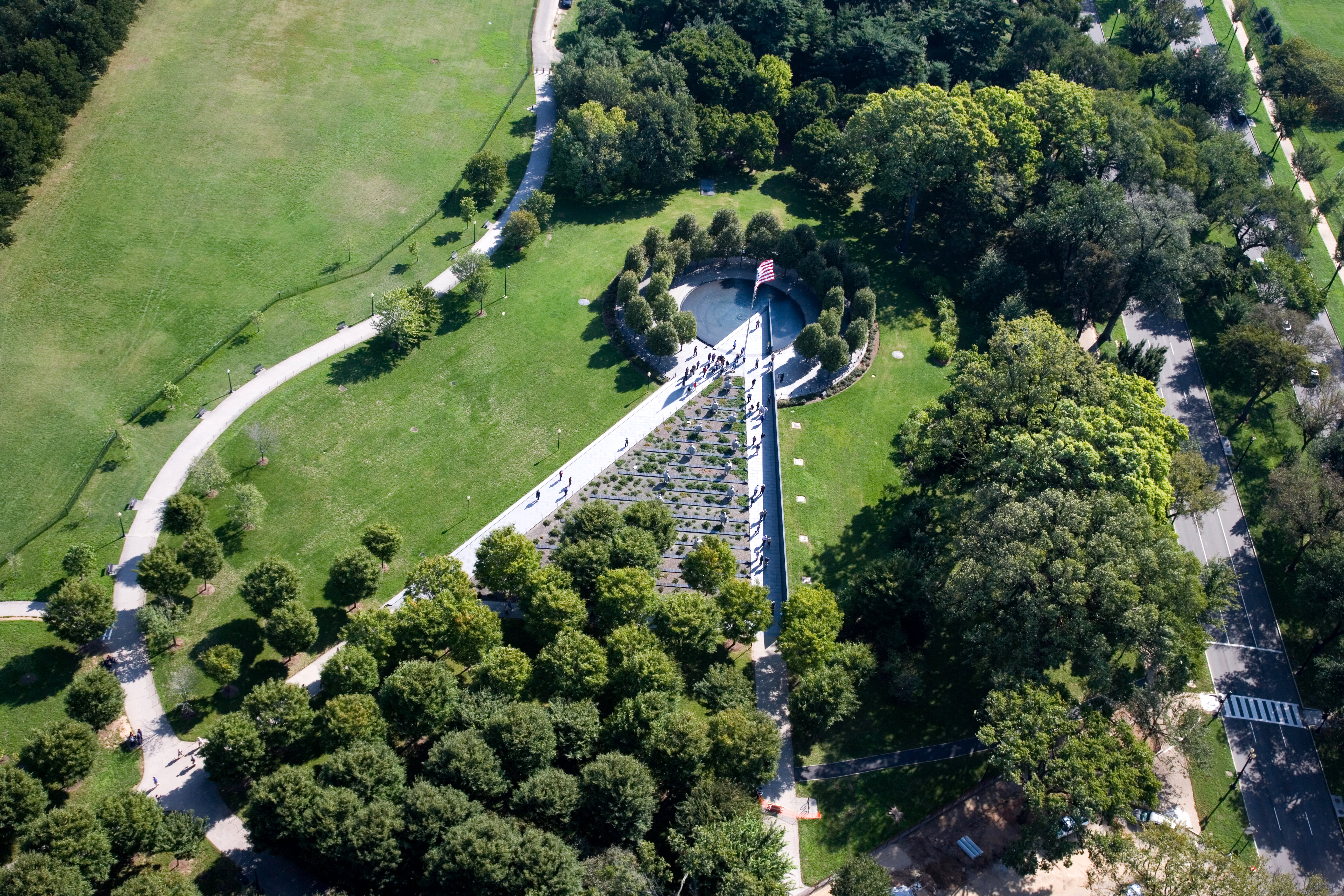 Aerial view of Korean War Veterans Memorial.jpg