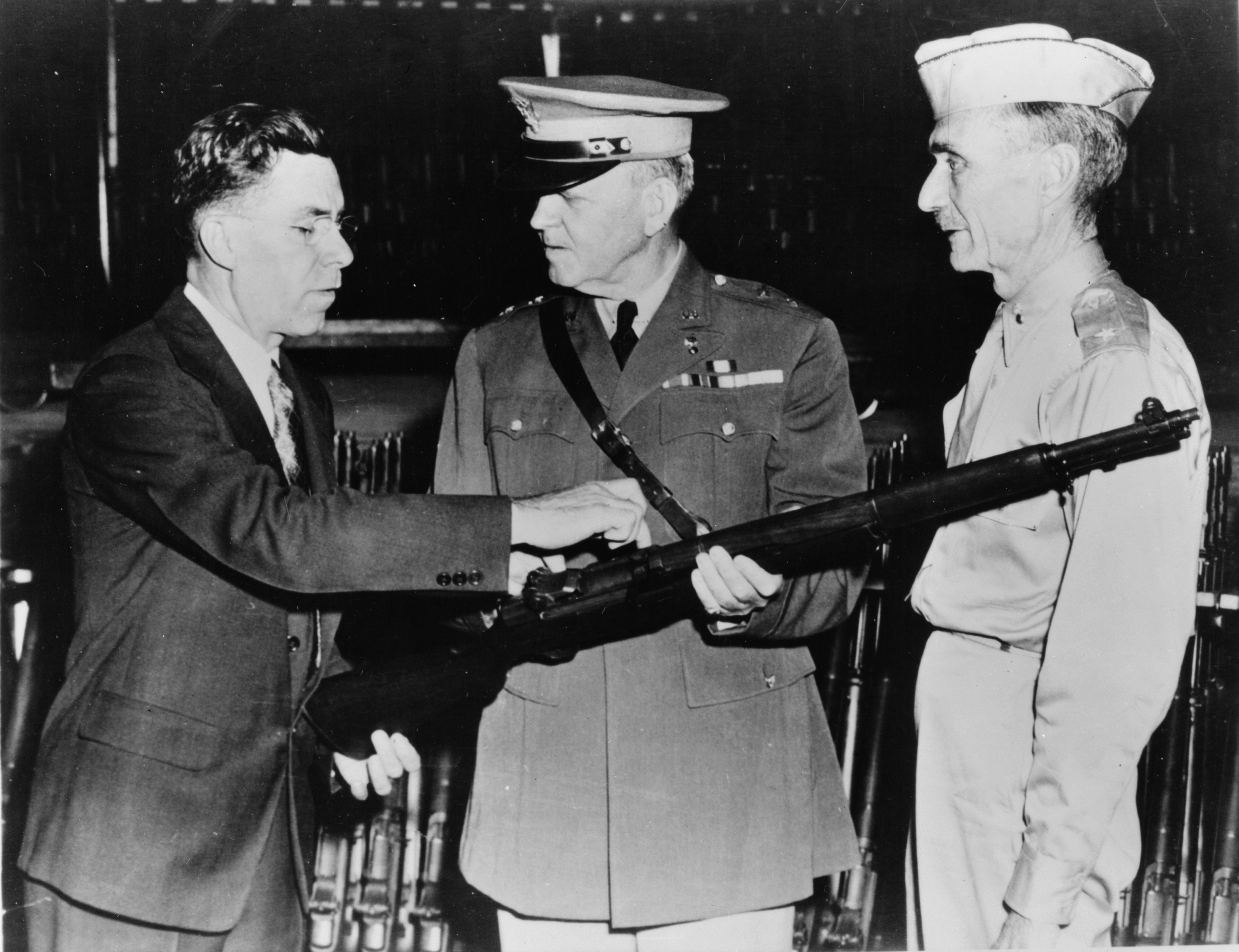 M1 Garand semi-automatic rifle